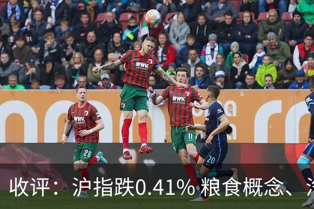 收评：沪指跌0.41% 粮食概念、汽车整车等板块走强
